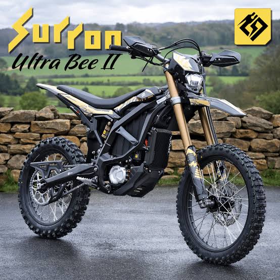 Sur Ron Ultra Bee electric dirt bike, side view